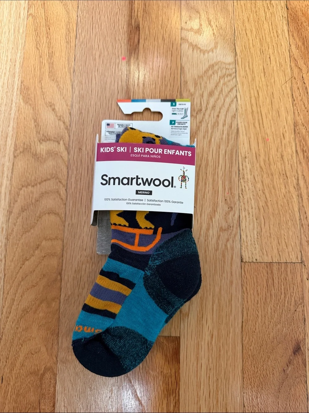 Smartwool kids ski sock NWT